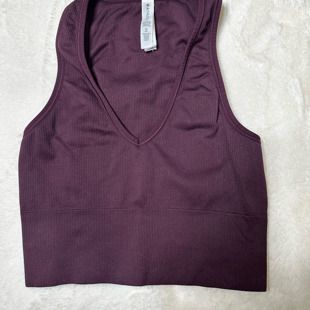 Athleta Purple Crop Top for Effortless Style